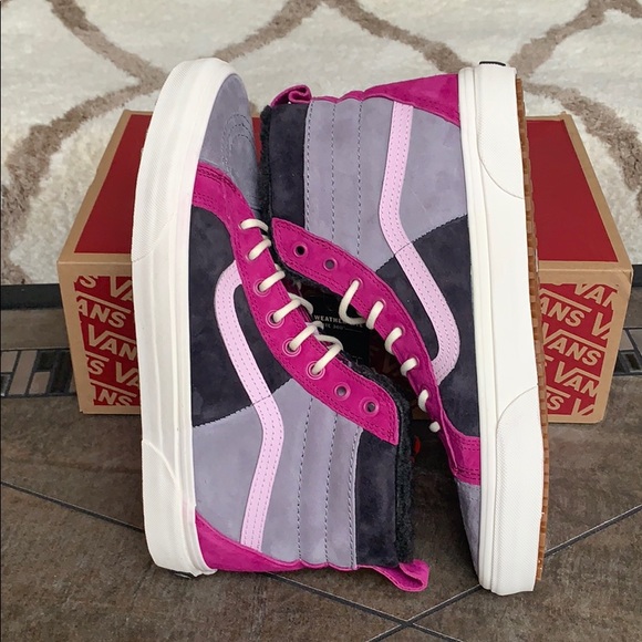 ••VANS Sk8-Hi 46 Mte Dx Mte Lilac Grey/Obsidian WM - Picture 11 of 16